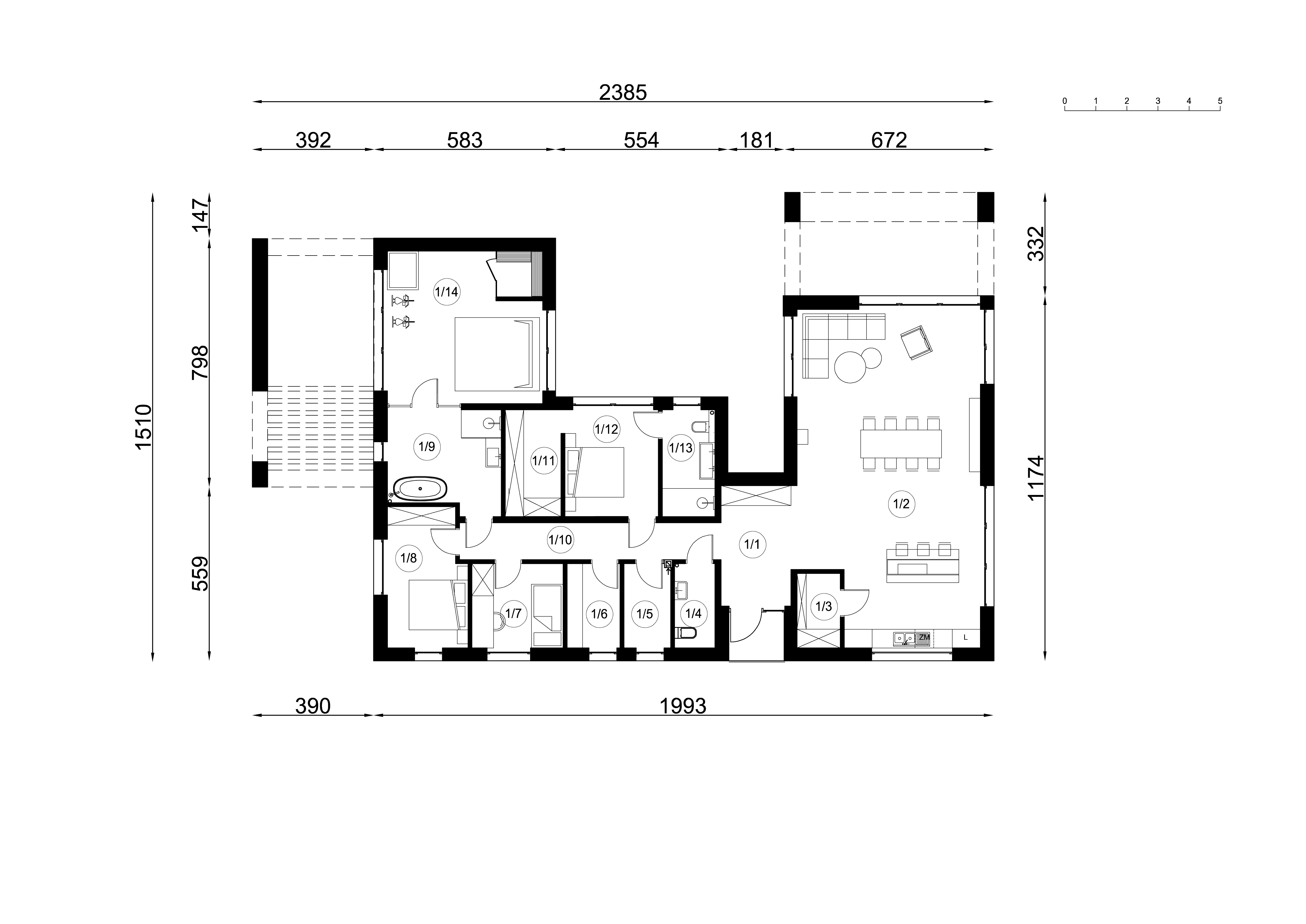 DOM PARTEROWY A-117